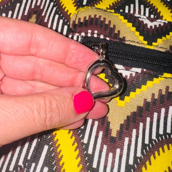 Gia & Dani Boho Sling Bag With Polka Dot Lining Tribal Southwest Crossbody Purse - Picture 11 of 14